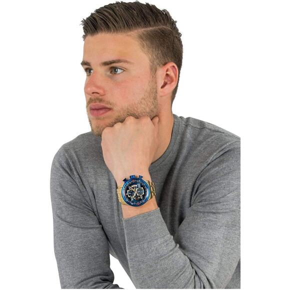 Invicta Men's 19173 Aviator Analog Display Japanese Quartz Gold Watch - Picture 5 of 6